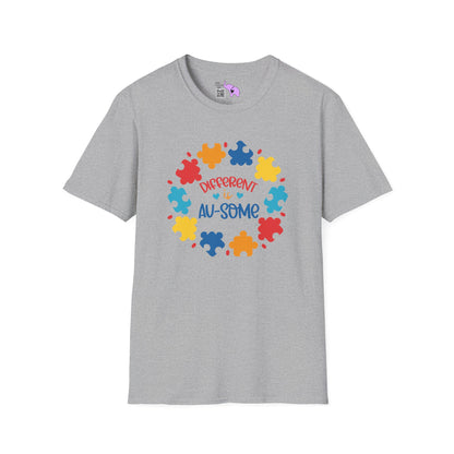 Different Is Awesome Autism Awarness Adult T-shirt