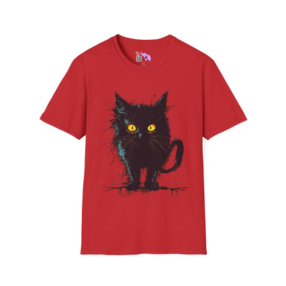 Black Kitten Adult T-shirt