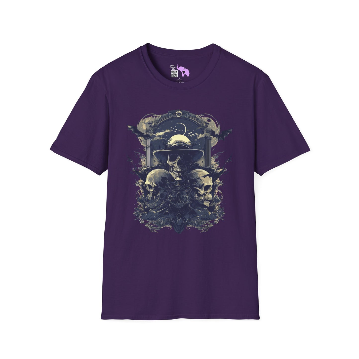 Dapper Skulls Adult T-shirt