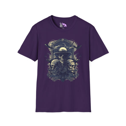 Dapper Skulls Adult T-shirt
