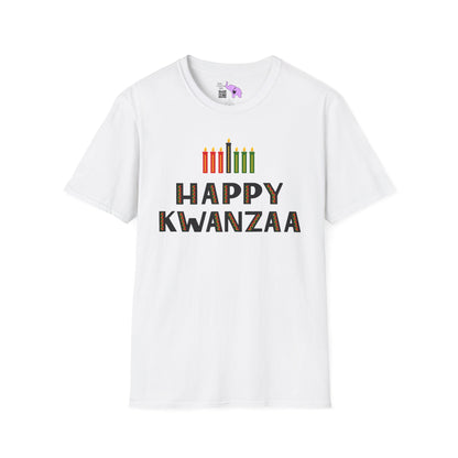 Happy Kwanzaa (Kinara) Adult T-shirt