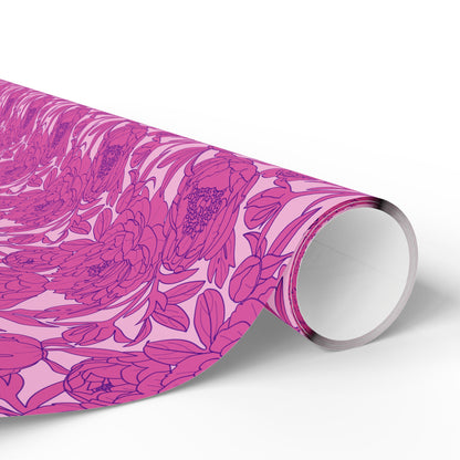 Blush Peony Garden Wrapping Paper