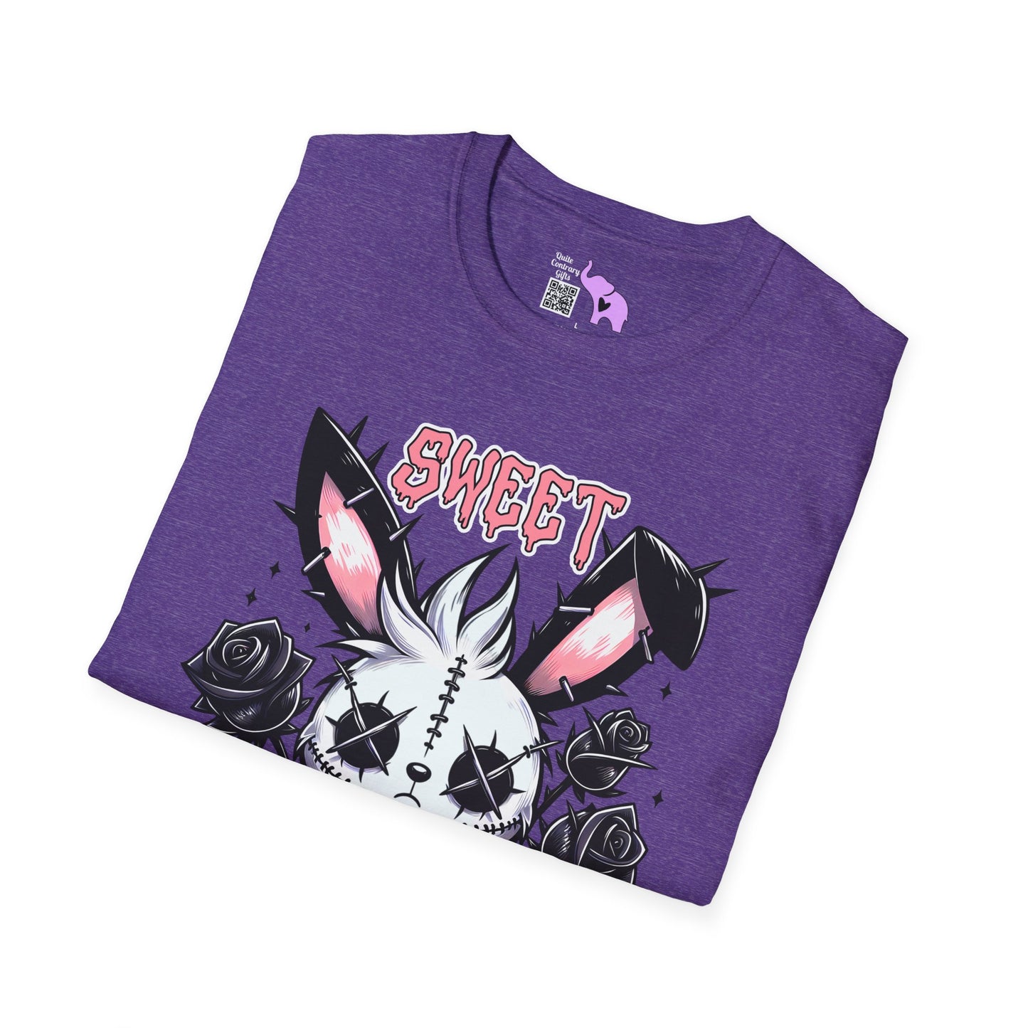 Sweet & Spooky Voodoo Bunny Adult T-shirt