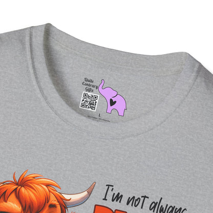 I'm Not Always Right But I'm Never Wrong Adult T-shirt