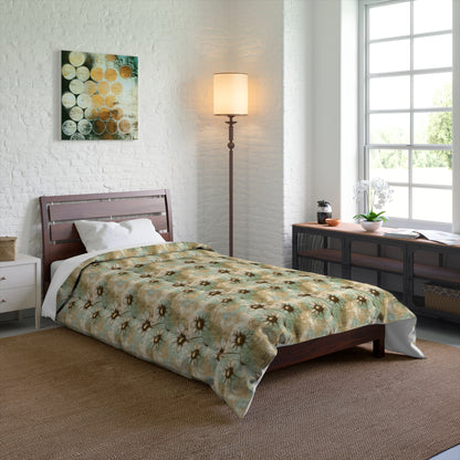 Worn Meadow Daisies Comforter