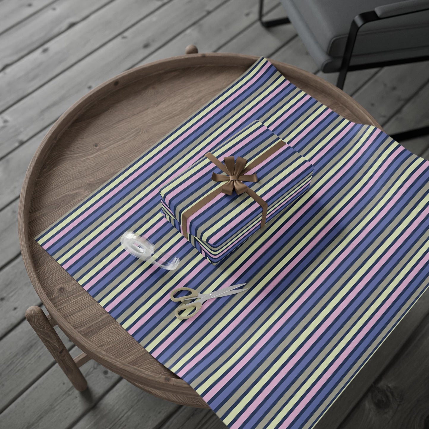 Earthy Stripes Wrapping Paper