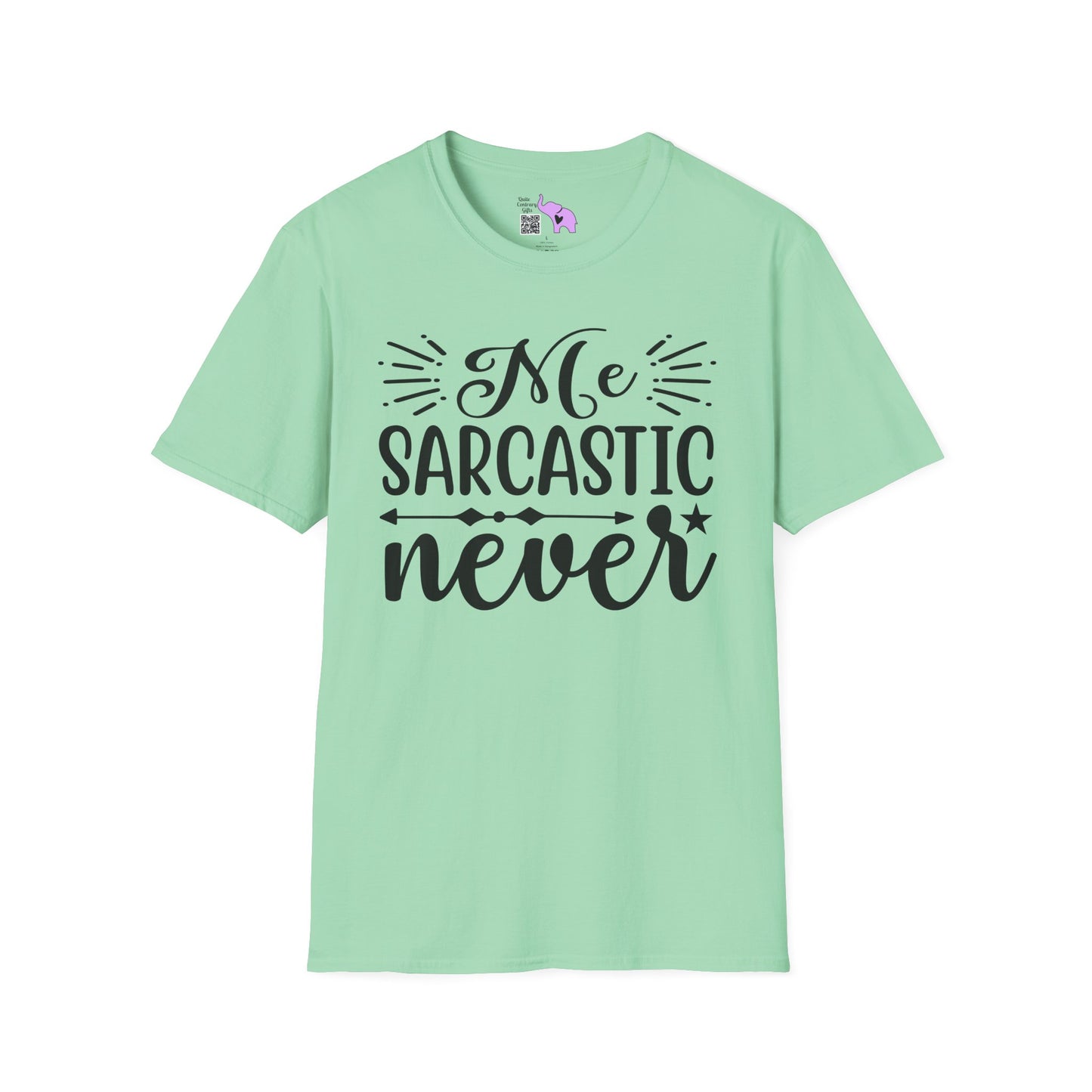 Me Sarcastic Never Adult T-shirt