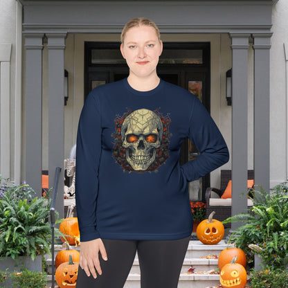 Creepy Bones 9 Adult Long Sleeve Tee