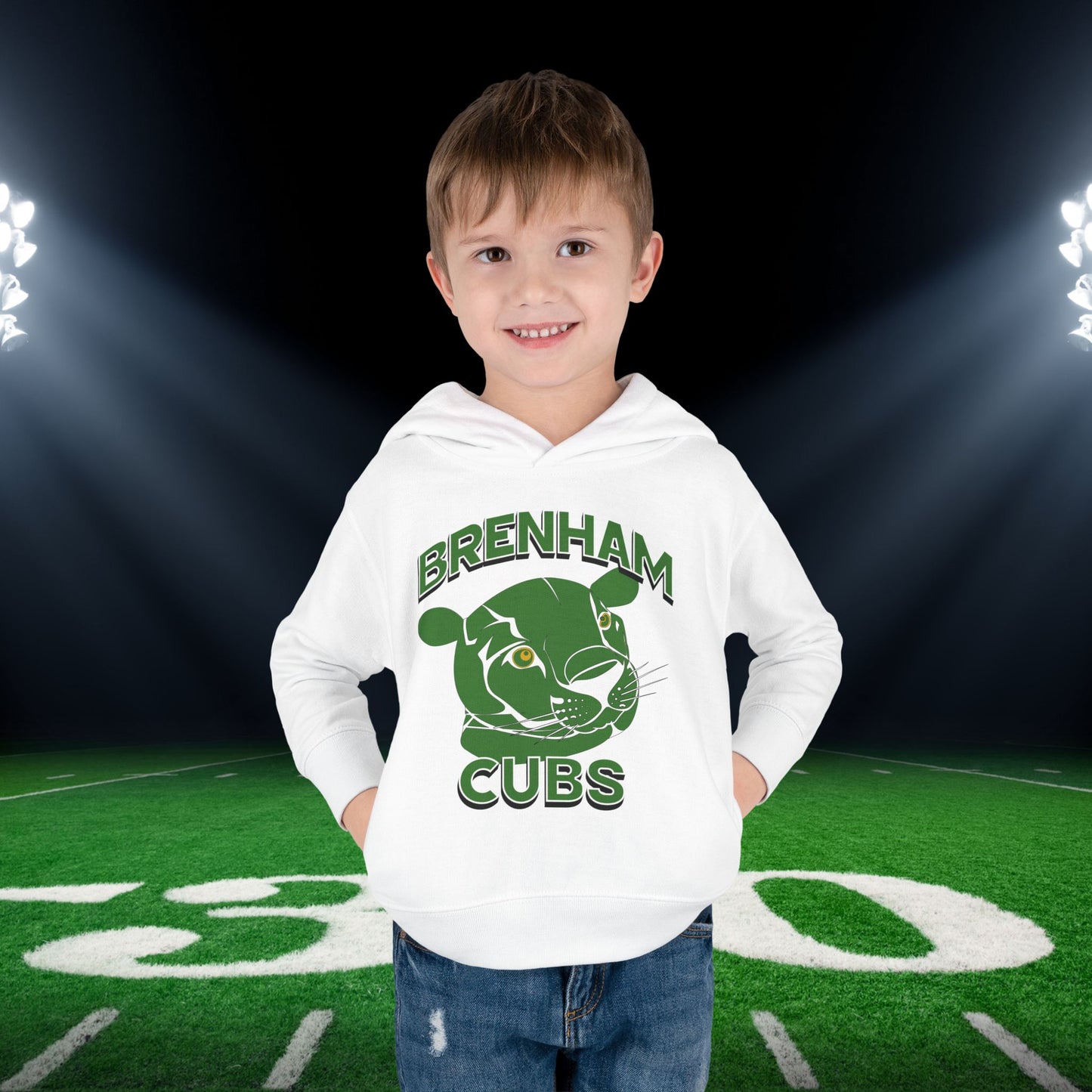 Brenham Cubs w/Mascot Toddler Hoodie