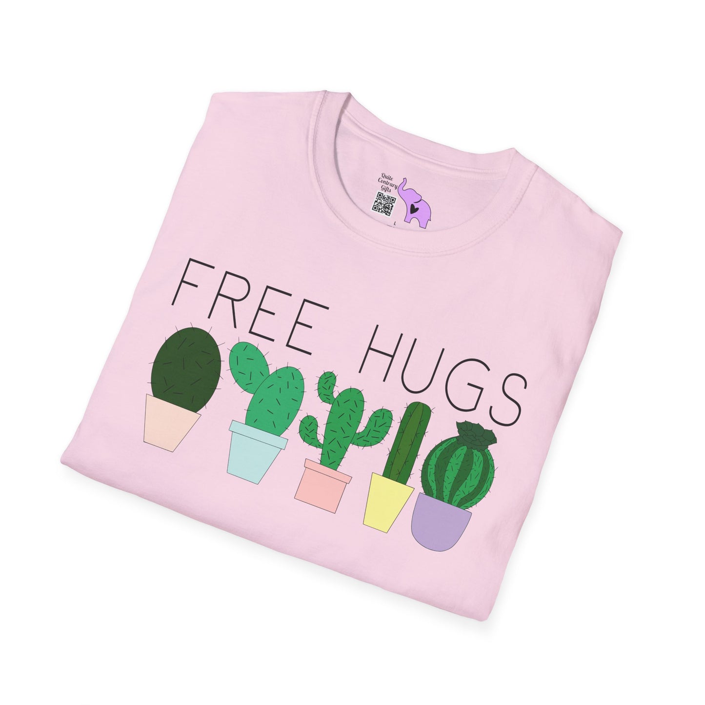 Free Hugs (Cactus) Adult T-shirt