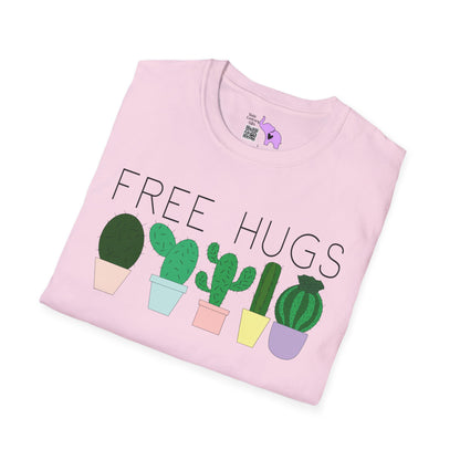 Free Hugs (Cactus) Adult T-shirt