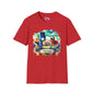 Texas Alamo & Bluebonnets Adult T-shirt
