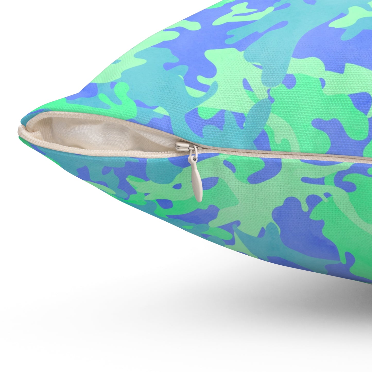 Glacier Grove Camo Throw Pillow