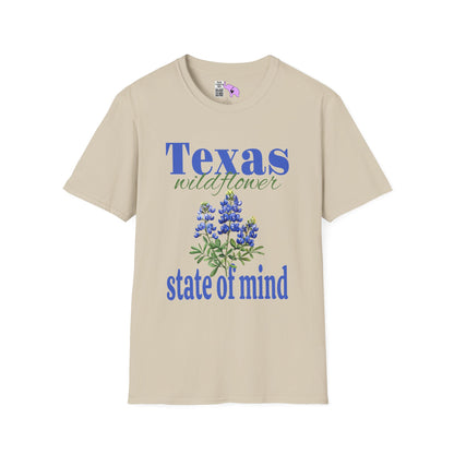 Texas Wildflower State of Mind Adult T-shirt