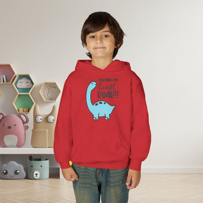 You Make My Heart Roar!! Youth Heavy Blend Hoodie