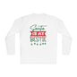 Santa Is My Bestie Adult Long Sleeve Tee