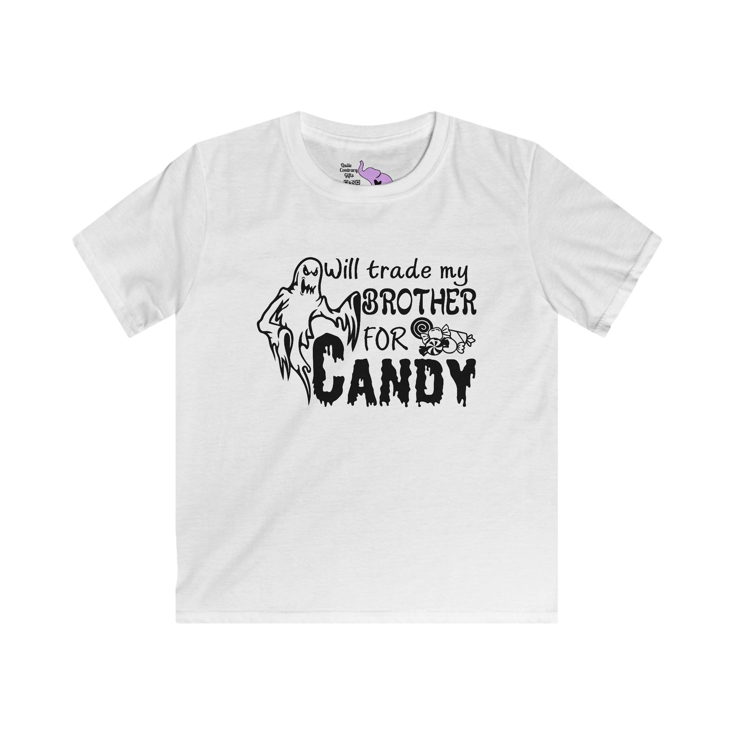 Will Trade My Brother For Candy Youth Softstyle Tee