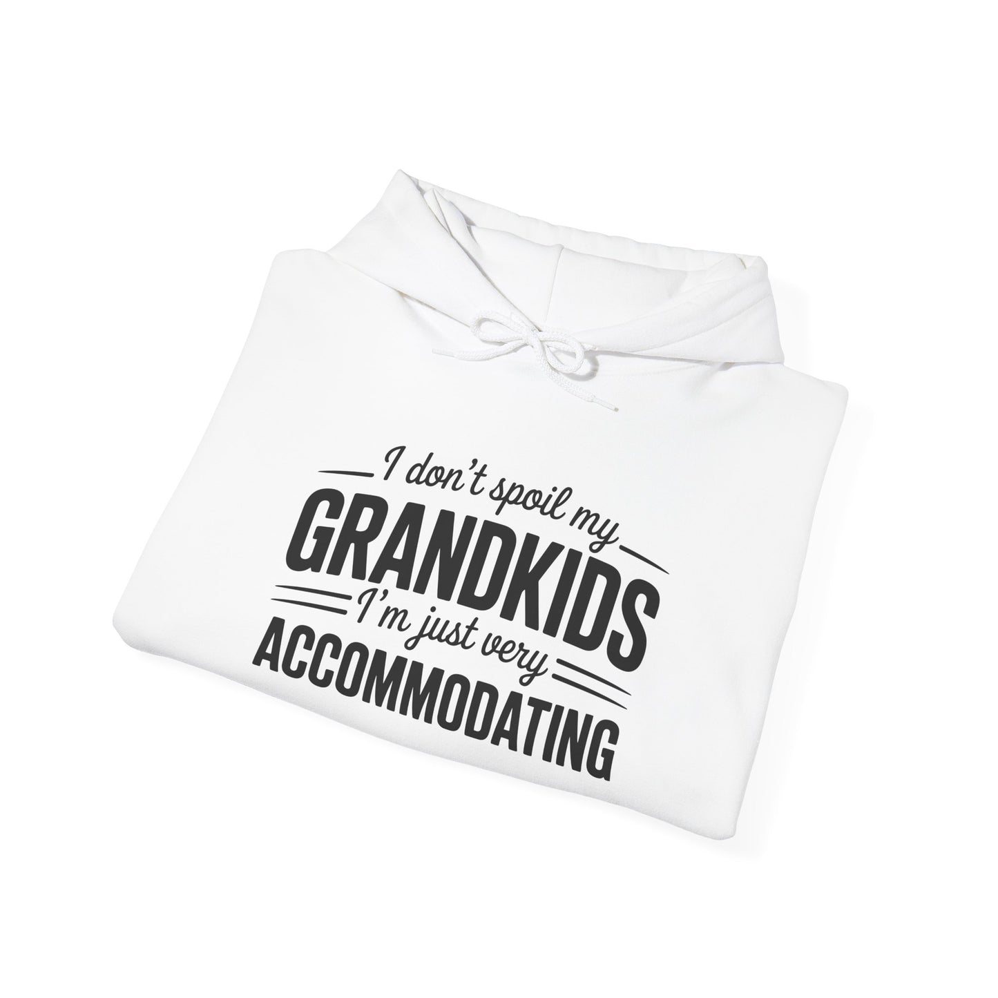 I Don't Spoil My Grandkids I'm Just Very Accommodating Heavy Blend™ Hooded Sweatshirt