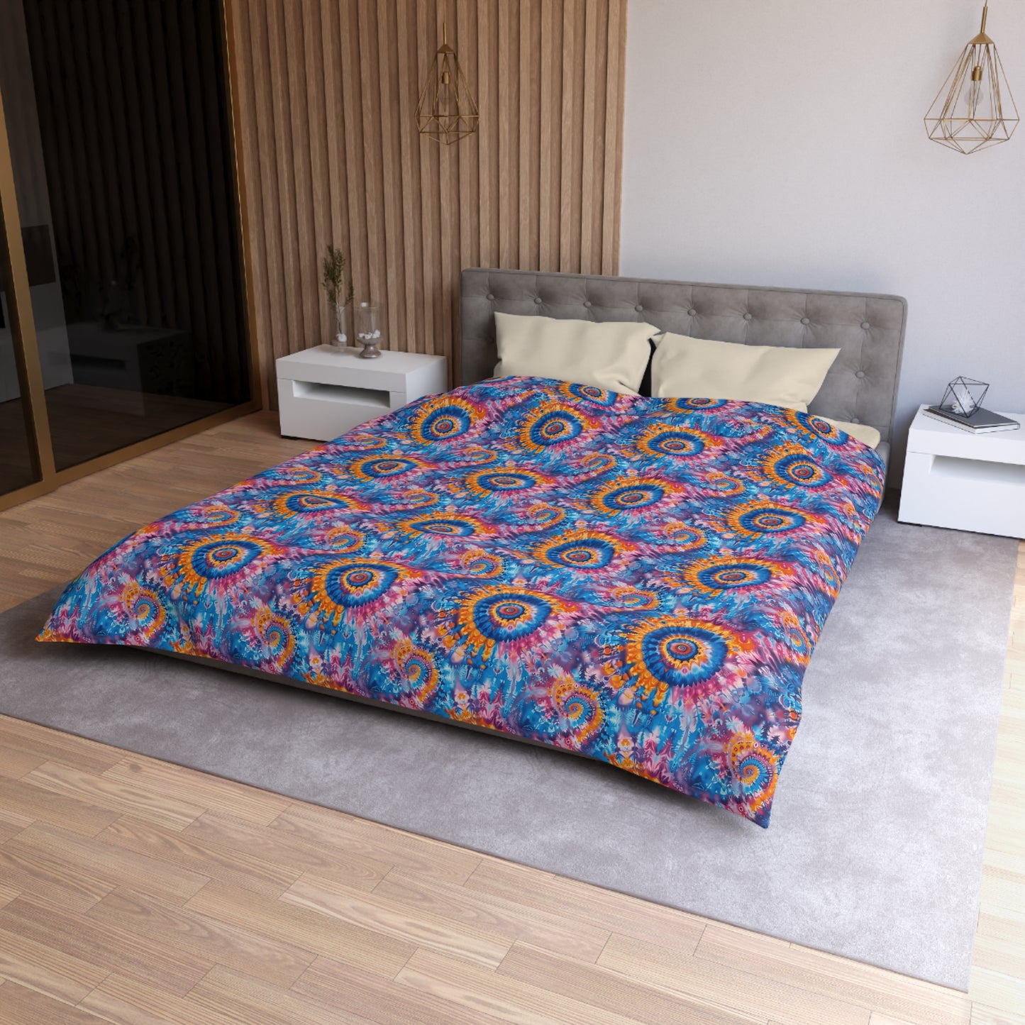 Trippy Taffy Microfiber Duvet Cover