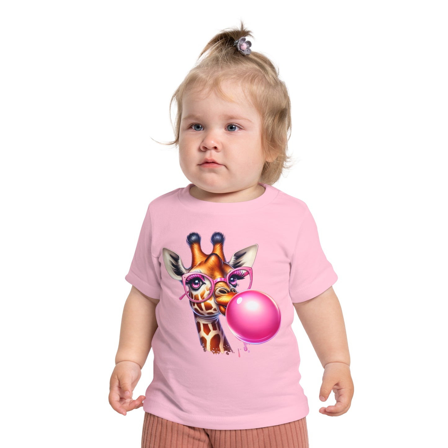 Girraffe Blowing Bubble Infant T-Shirt