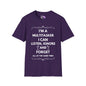 I'm A Multitasker I Can Listen, Ignore, and Forget All At The Same Time! Adult T-shirt