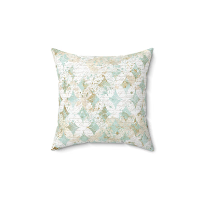 Faded Correspondence Throw Pillow
