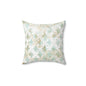 Faded Correspondence Throw Pillow