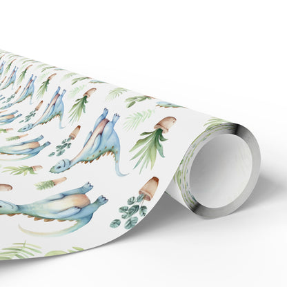 Adorable Dinosaurs Wrapping Paper