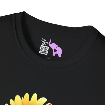 Cool Sunflower Kitten 2 Adult T-shirt