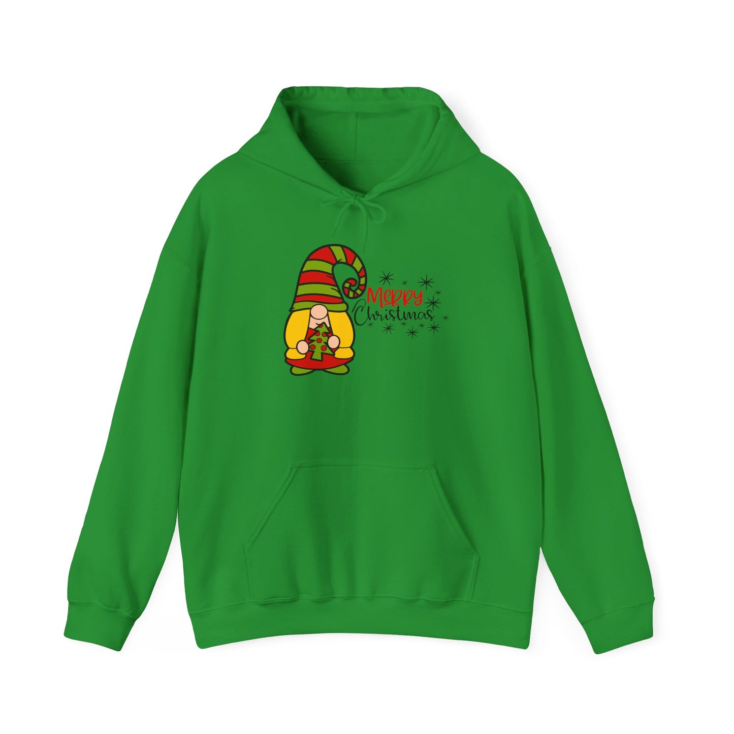 Merry Christmas Girl Gnome Adult Heavy Blend™ Hoodie