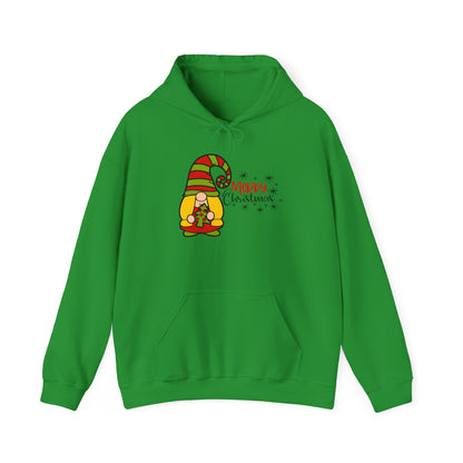 Merry Christmas Girl Gnome Adult Heavy Blend™ Hoodie