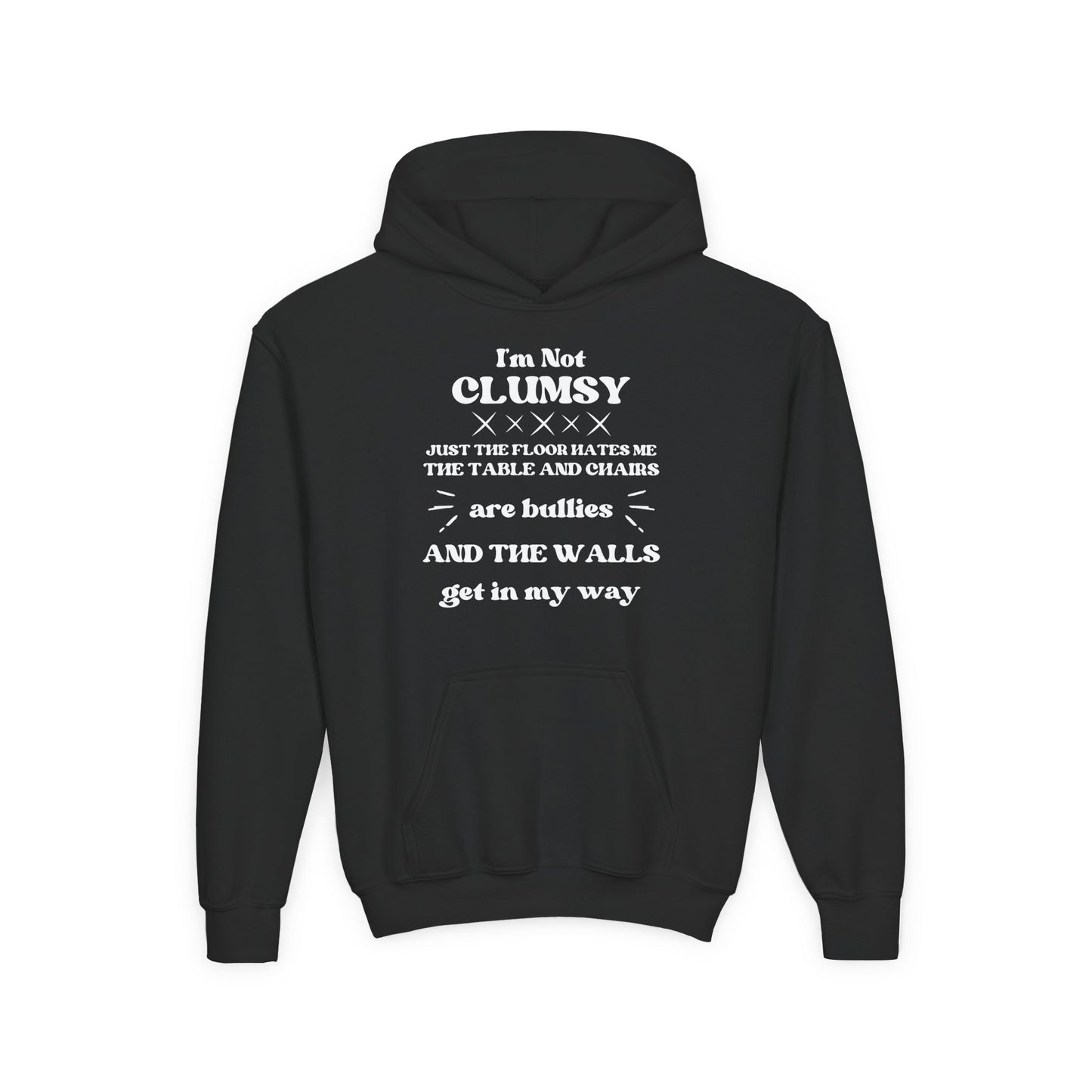 I'm Not Clumsy Youth Hoodie