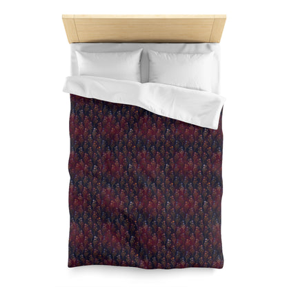 Golden Grove Midnight Microfiber Duvet Cover