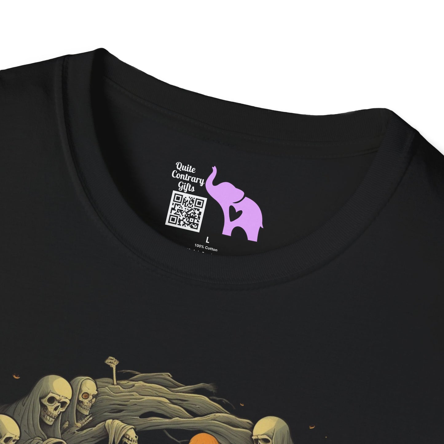 Creepy Ghost 16 Adult T-shirt