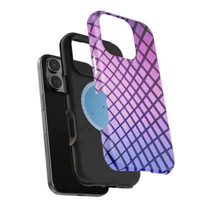 Midnight Mist Mosaic MagSafe® Compatible Tough Case for iPhone