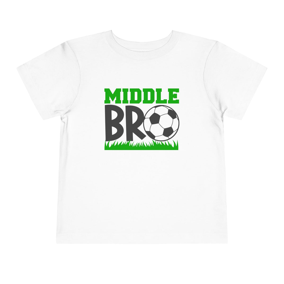 Middle Bro (Soccer Ball) Toddler Tee