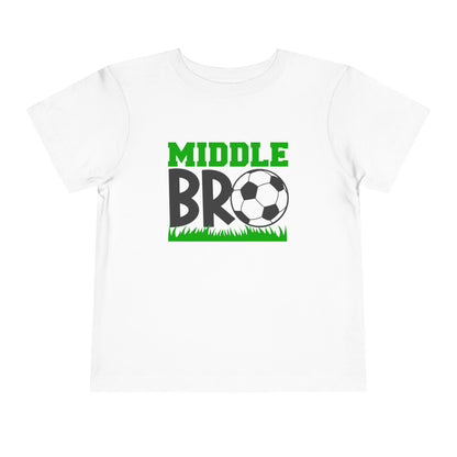 Middle Bro (Soccer Ball) Toddler Tee
