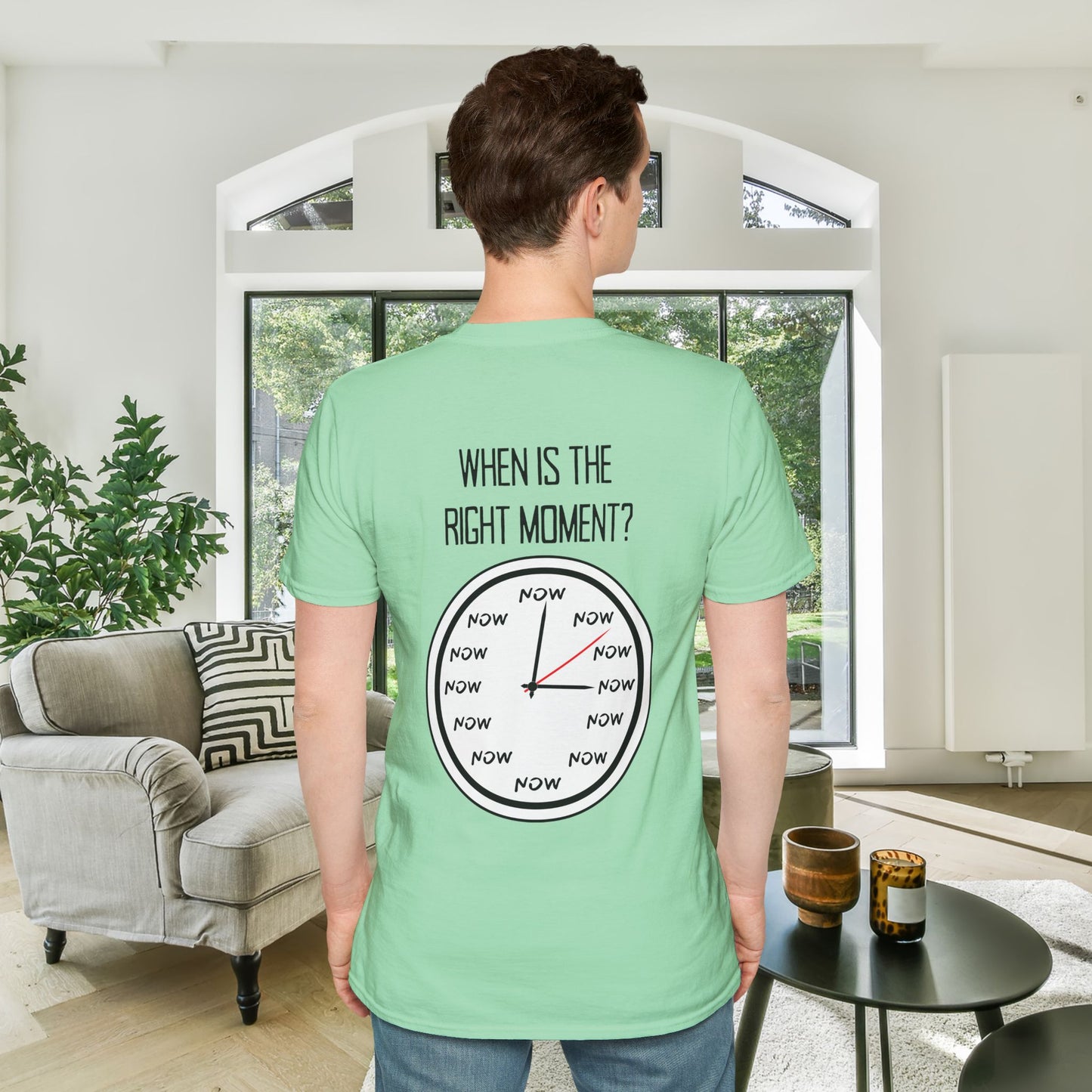 The Moment is Now Adult T-shirt