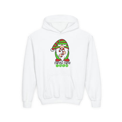 Candy Cane Crew Gnome Youth Hoodie