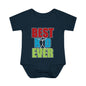 Best Kid Ever (Colorful) Infant Baby Rib Bodysuit