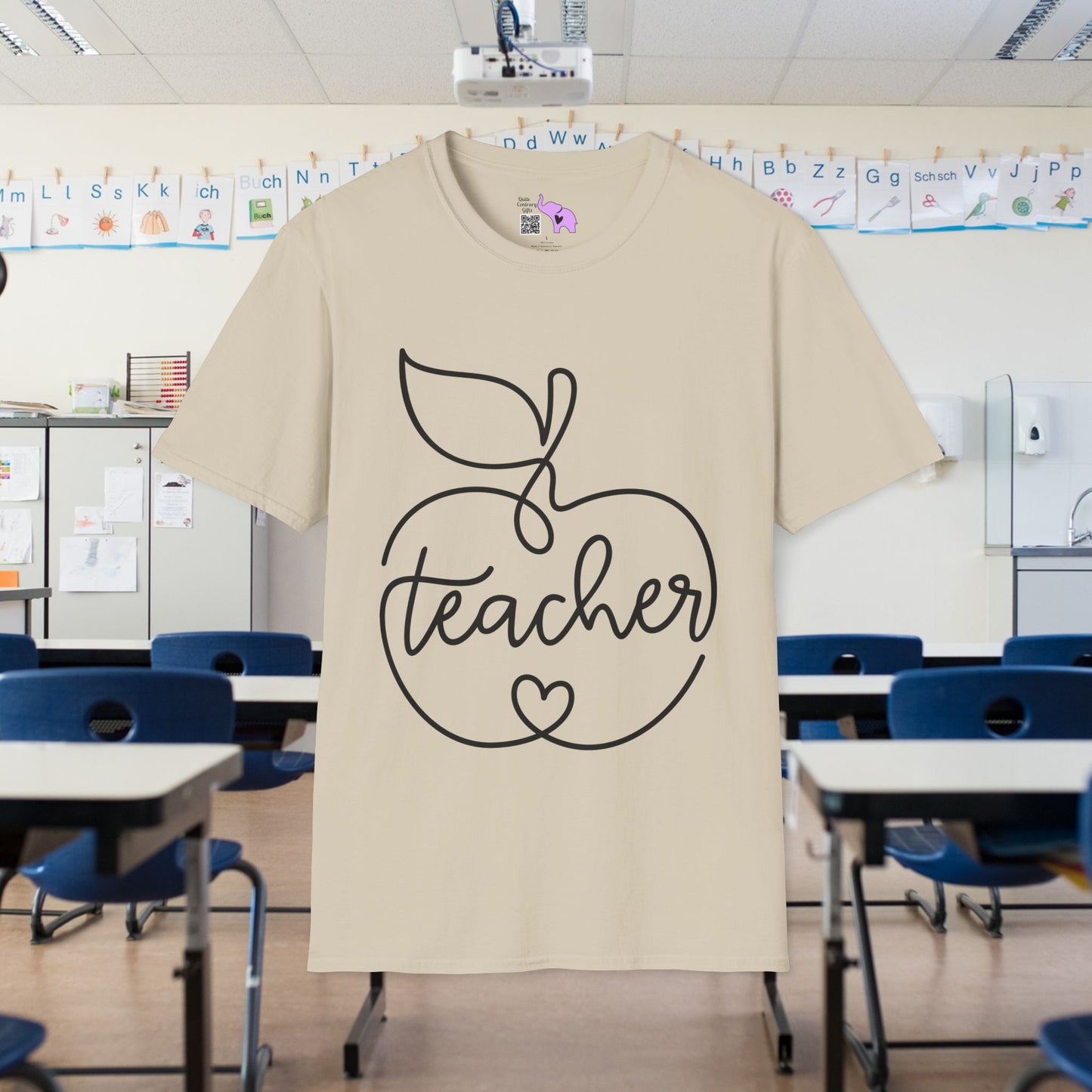 Teacher w/Apple T-shirt