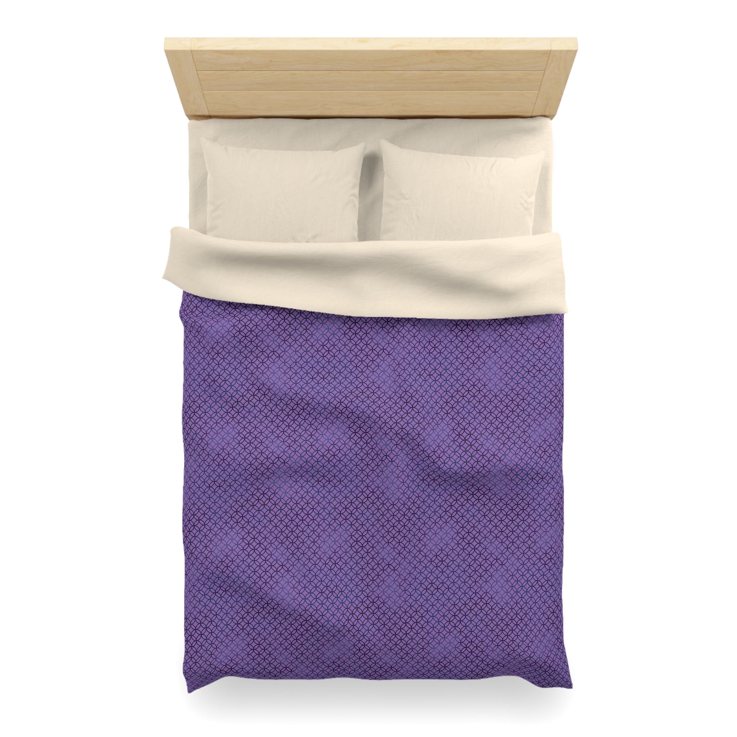 Amethyst Interlock Microfiber Duvet Cover