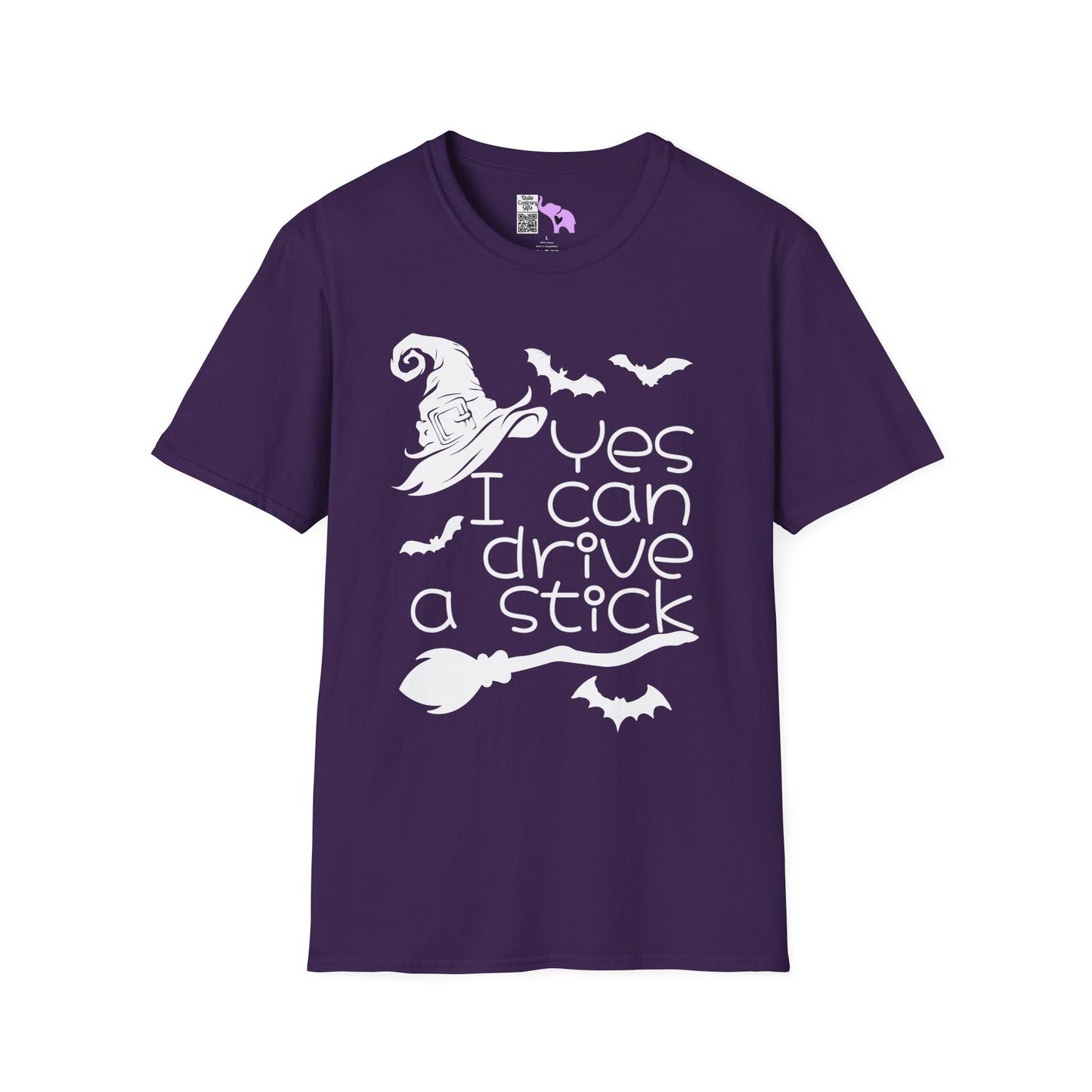 Yes I Can Drive A Stick Adult T-shirt