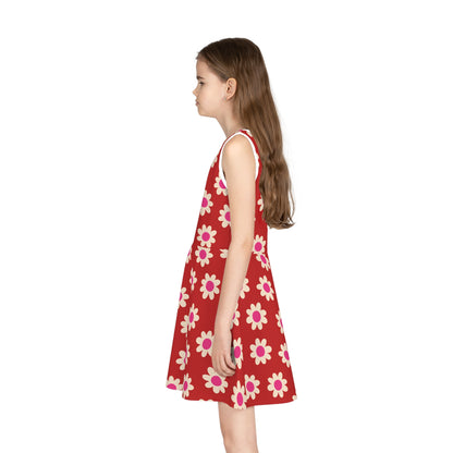 Cupid's Garden Girls' Sleeveless Sundress