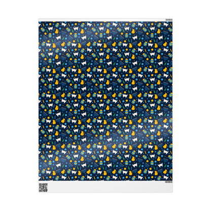 Bright Traditions Hanukkah Wrapping Paper