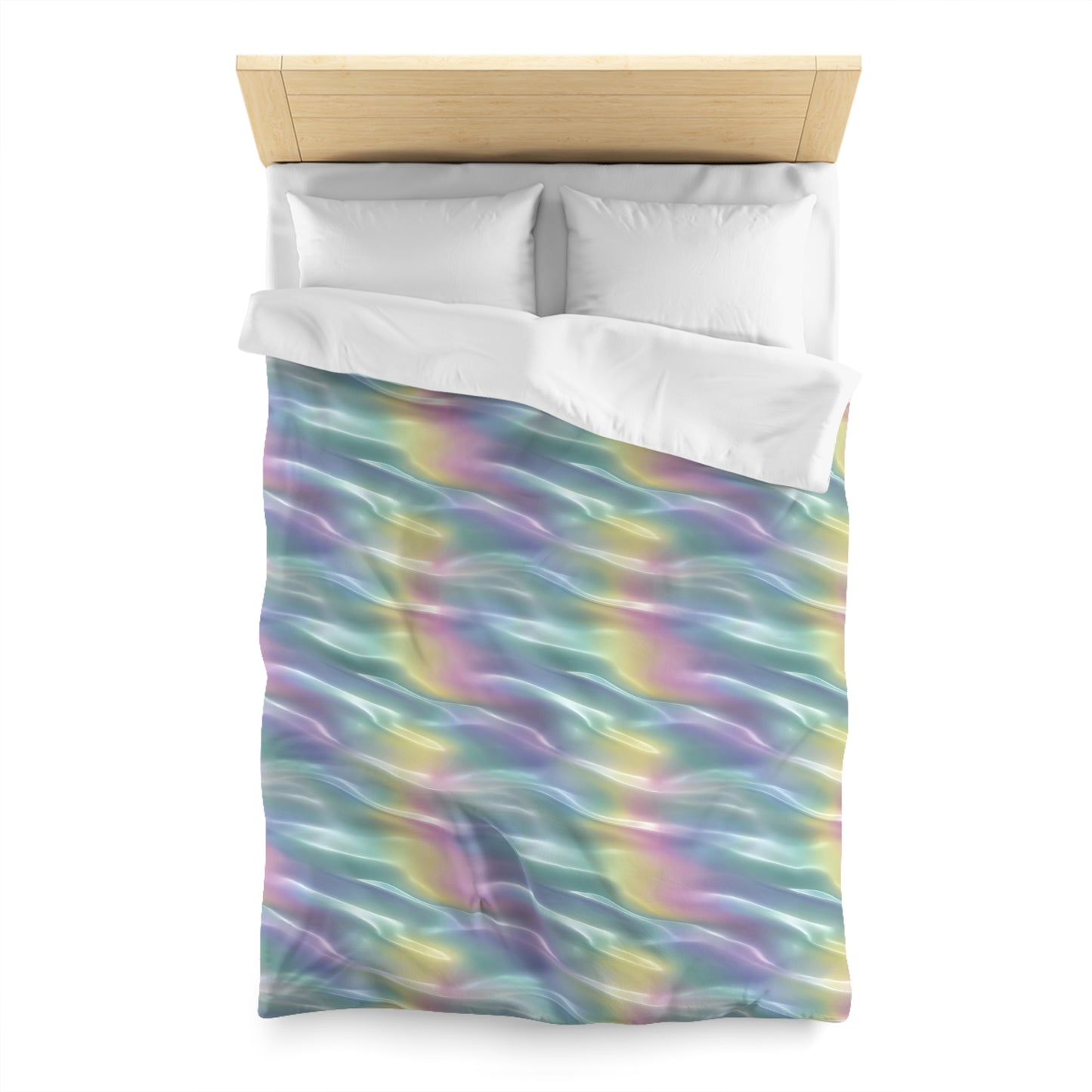 Pastel Mirage Microfiber Duvet Cover
