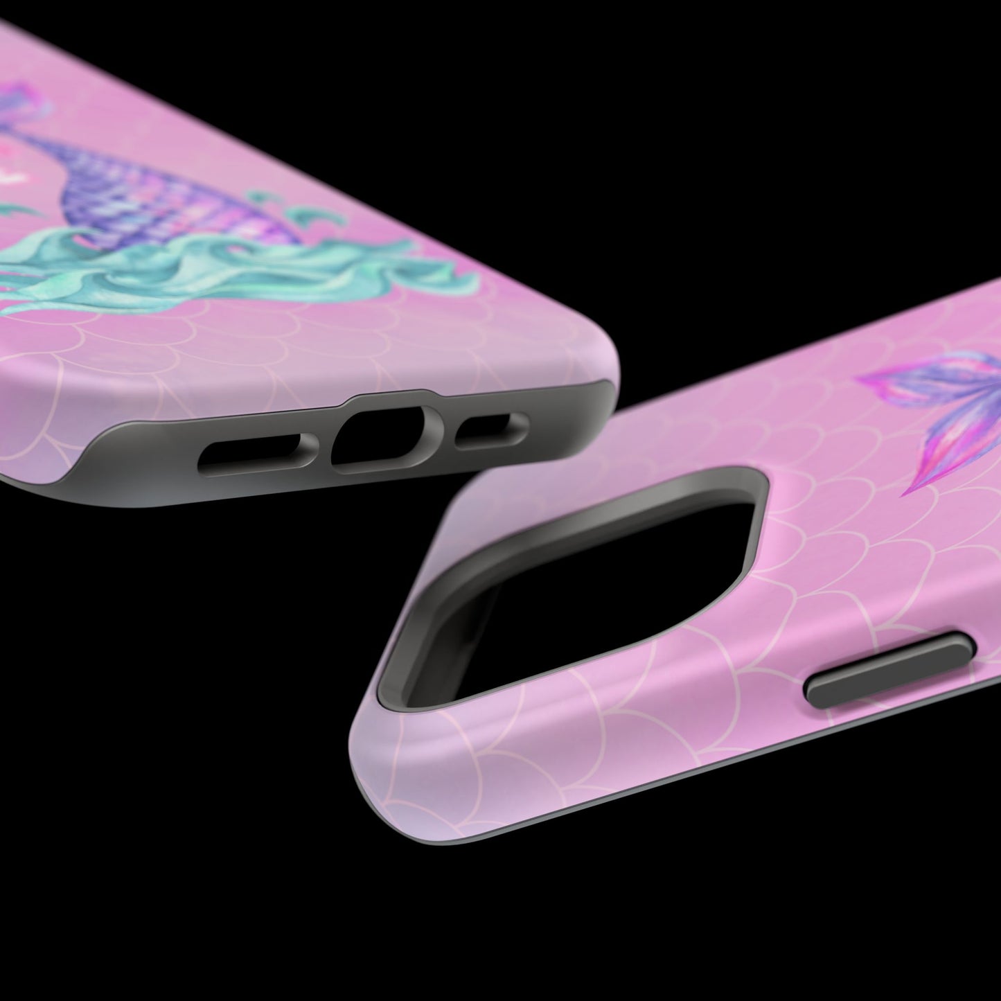 Pink Mermaid Life MagSafe® Compatible Tough Case for iPhone