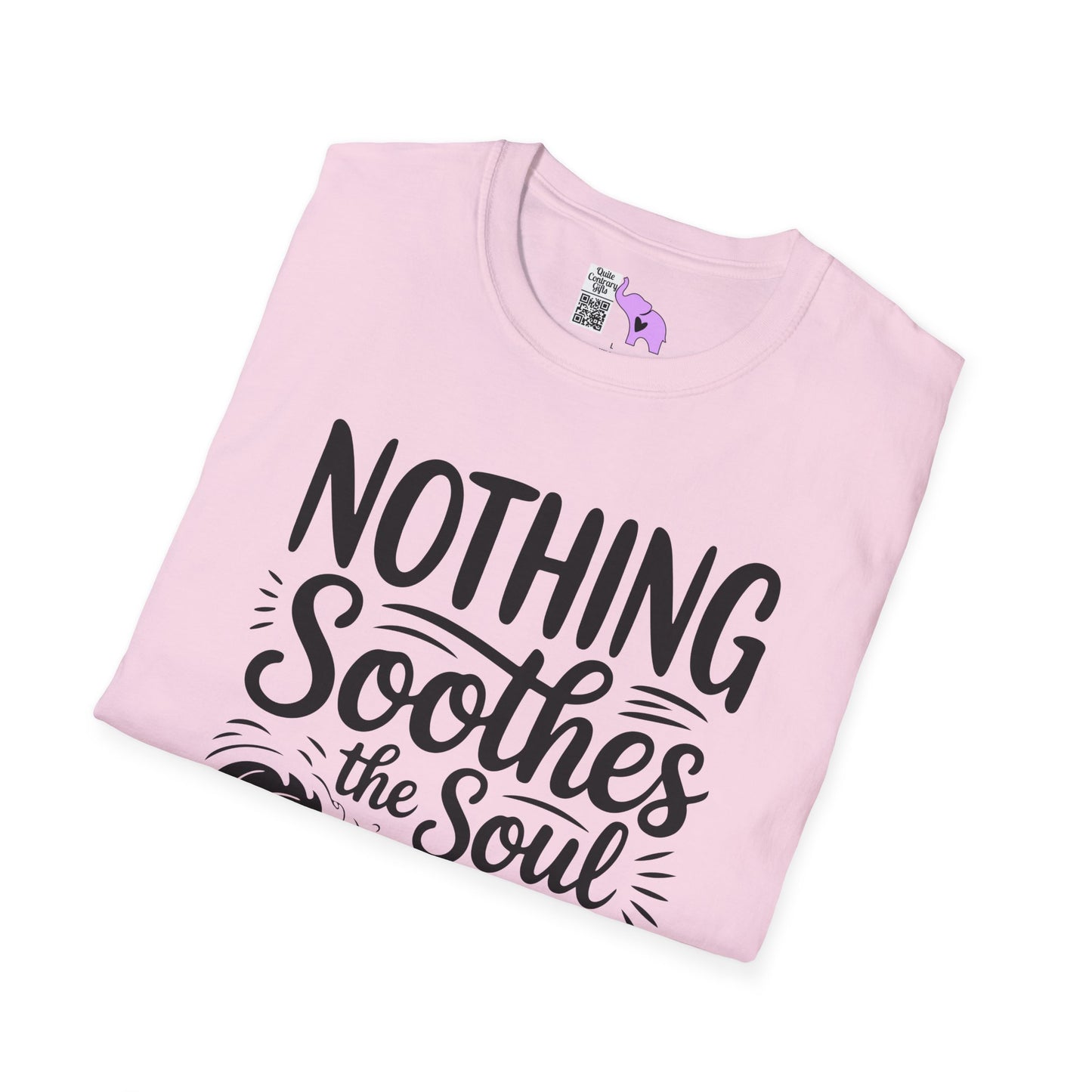 Nothing Soothes the Soul Like A Walk on the Beach Adult T-shirt