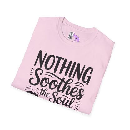 Nothing Soothes the Soul Like A Walk on the Beach Adult T-shirt