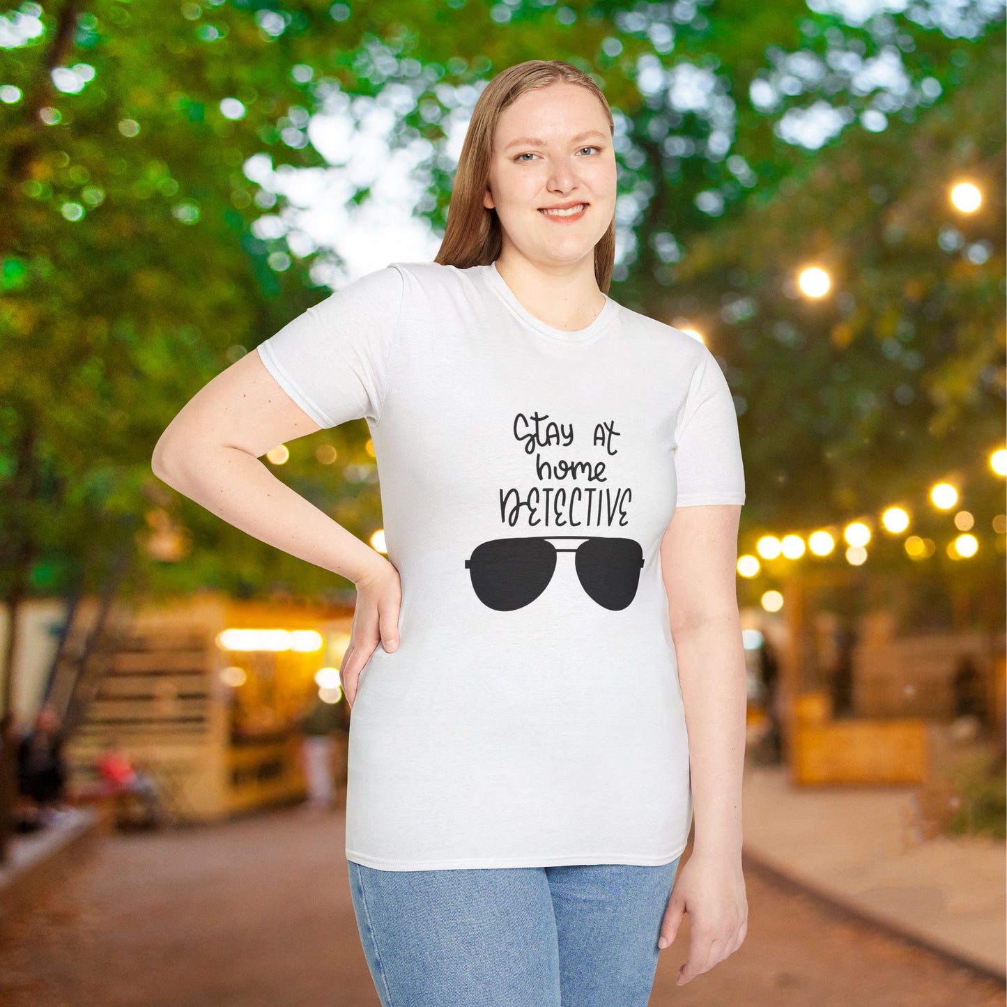 Stay At Home Detective Adult T-shirt